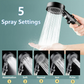 ShowerLux™ 3 Modes Adjustable Shower Head