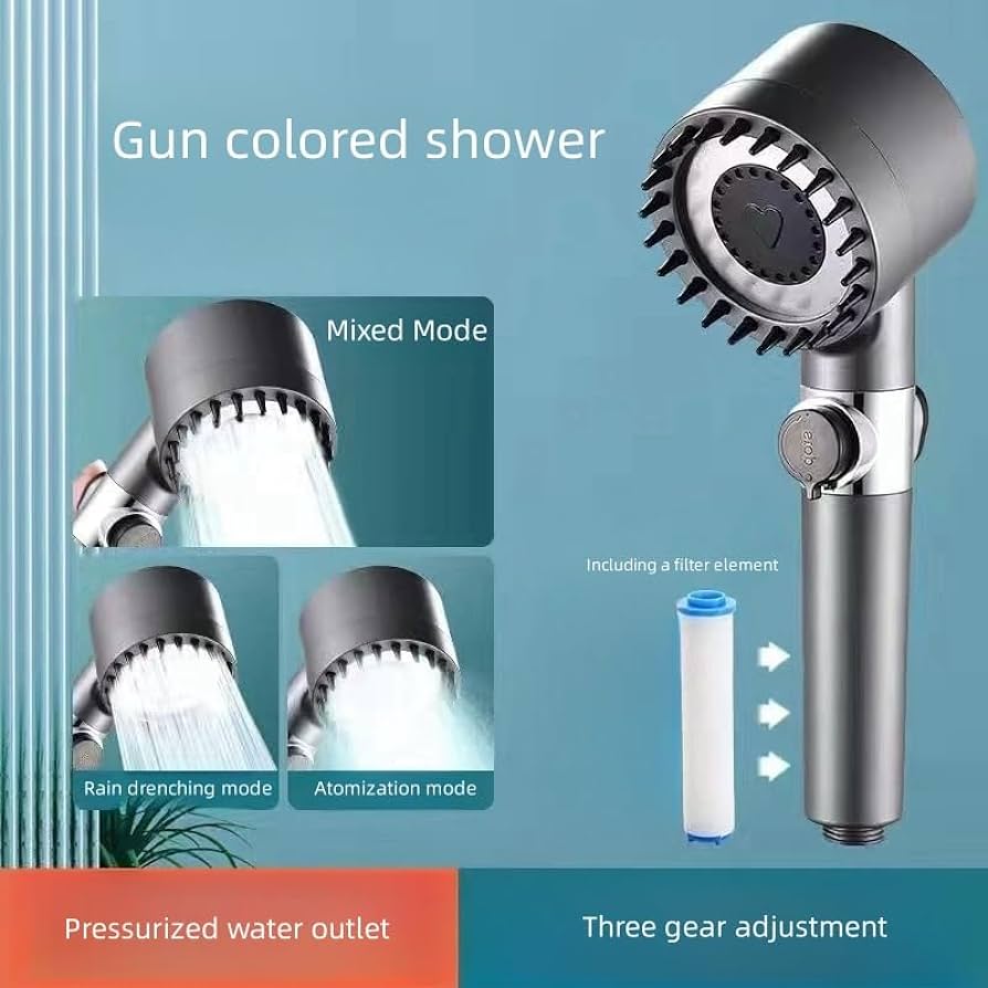 ShowerLux™ 3 Modes Adjustable Shower Head